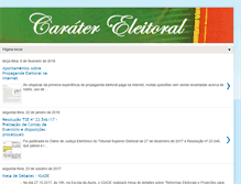 Tablet Screenshot of caratereleitoral.net